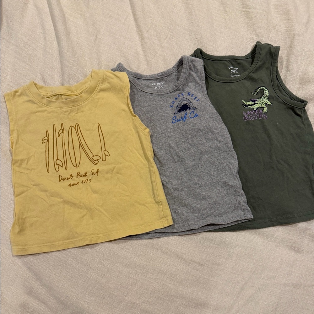 Carter's boys 2t tank top bundle